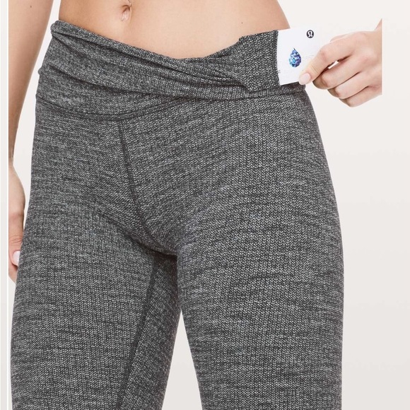 Lululemon gray wunder under leggings size 10 workout gym yoga athletic - Picture 4 of 6